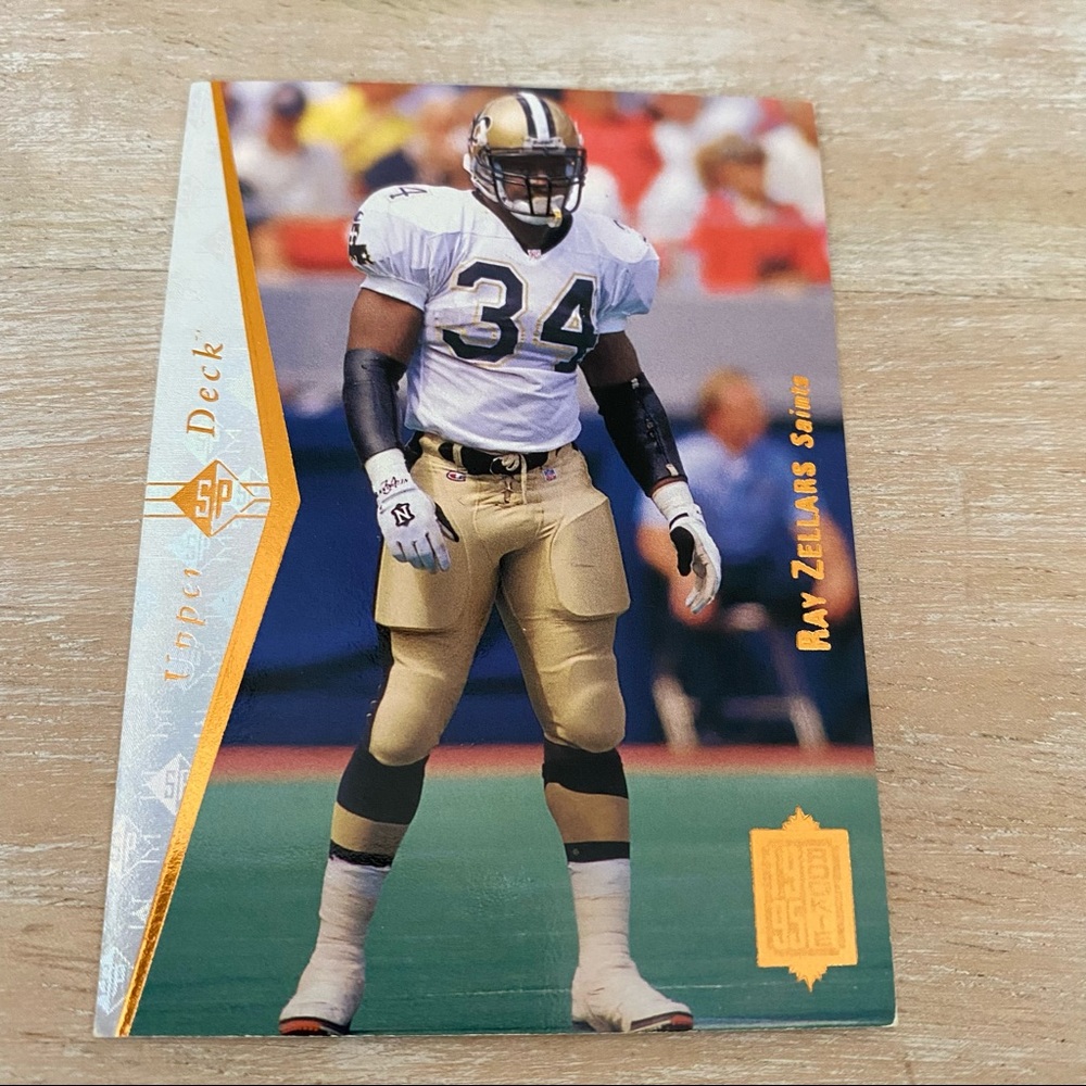 Ray Zellars Saints RB 1995 Card